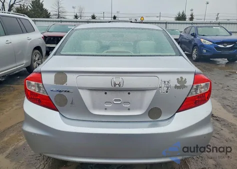 2012 Honda Civic Lx z USA, uszkodzony, nr VIN 2HGFB2F51CH315216